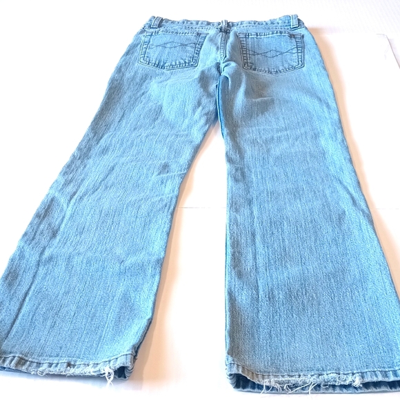 VTG Faded glory| girls bootcut light wash denim jeans Sz 12 - Picture 3 of 14